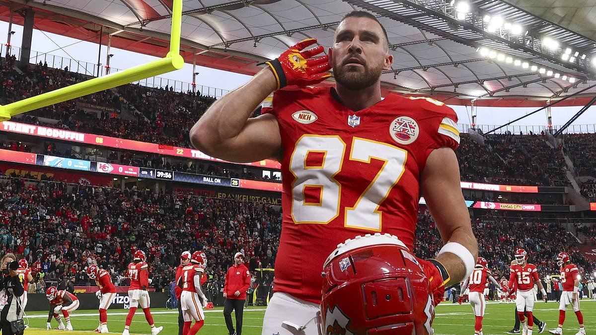 taylor-alert-–-travis-kelce-arrives-at-arrowhead-stadium-to-take-on-brother-jason-and-the-philadelphia-eagles-in-the-chiefs’-super-bowl-rematch-–-but-the-tight-end-will-have-to-perform-without-girlfriend-taylor-swift-cheering-him-on-again