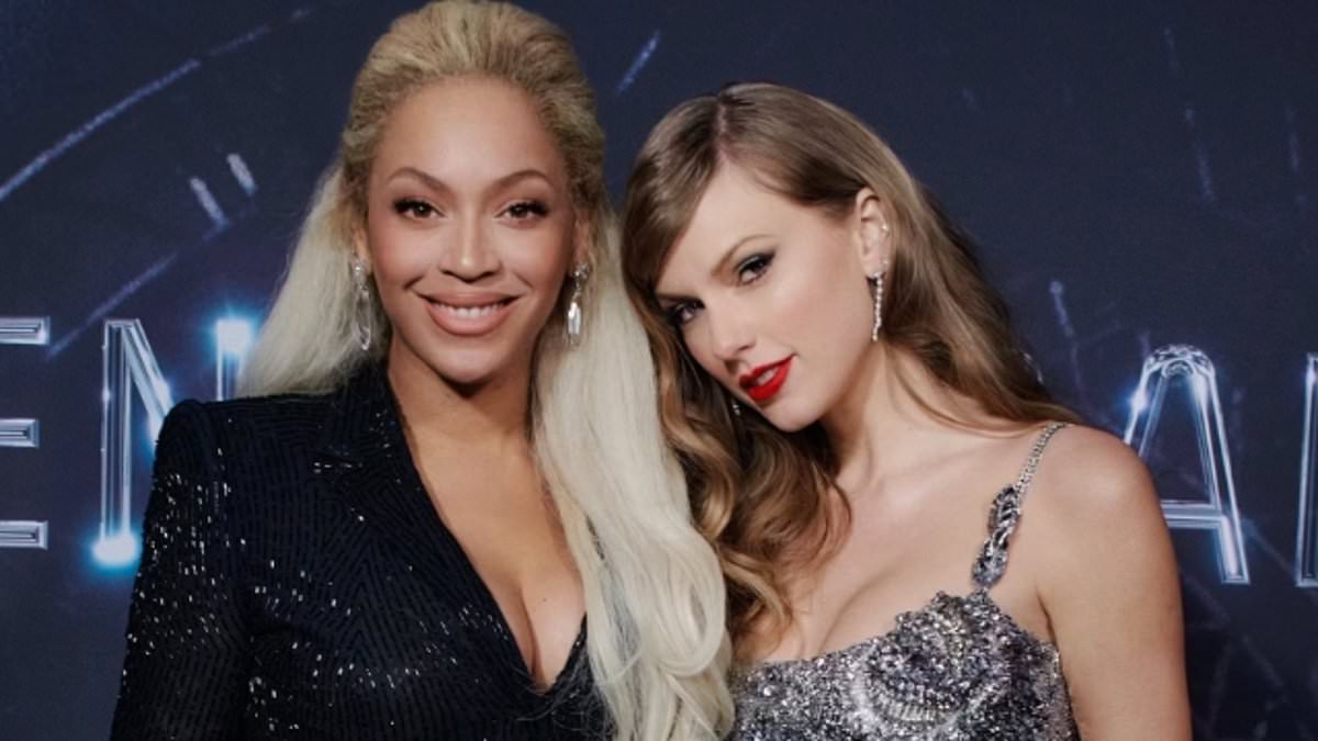 taylor-alert-–-taylor-swift-and-beyonce-look-stunning-as-they-pose-up-together-at-the-renaissance-film-uk-premiere:-‘got-invited-to-london-by-the-queen!’