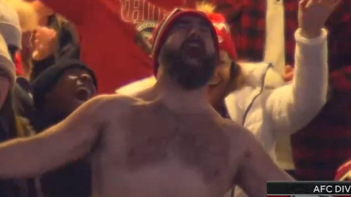 taylor-alert-–-jason-kelce-tells-all-about-that-shirtless-celebration-and-his-‘electric’-pregame-tailgate-with-buffalo-fans-–-as-he-jokes-he-had-‘forty-miller-lites’-before-watching-brother-travis-alongside-his-girlfriend-taylor-swift