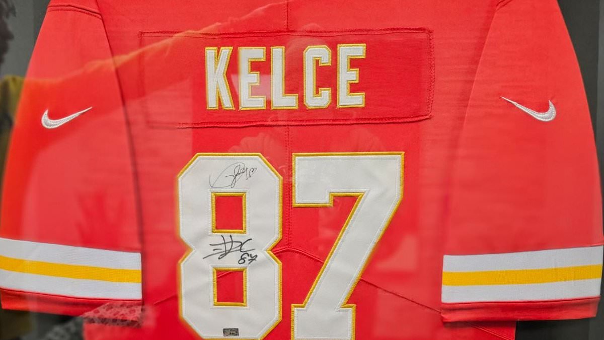 taylor-alert-–-kansas-city-chiefs-jersey-signed-by-travis-kelce-and-taylor-swift-fetches-$15,000-at-auction-–-with-proceeds-to-kids-with-life-altering-injuries