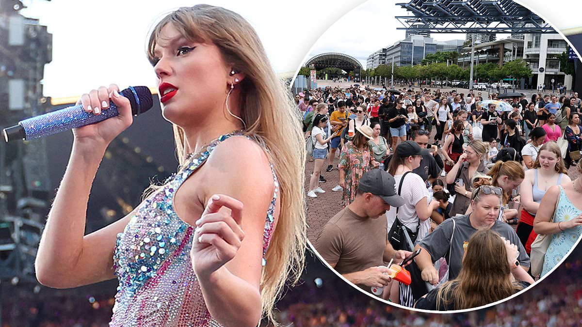 taylor-alert-–-sydney-swifties-line-up-for-seven-hours-at-qudos-arena-to-buy-eras-tour-merchandise-–-as-the-pop-star-does-a-soundcheck-inside